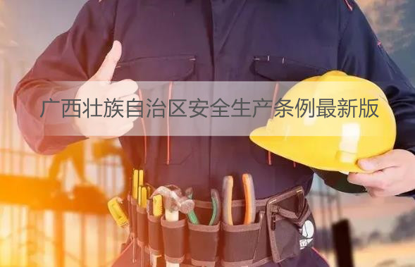 广西壮族自治区安全生产条例最新版